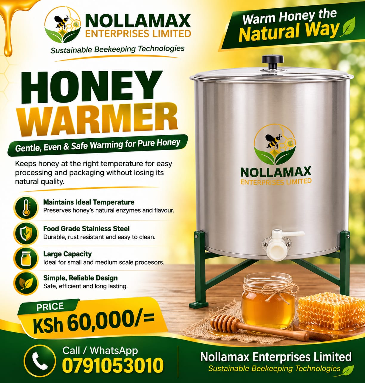 Commercial Honey Warmer