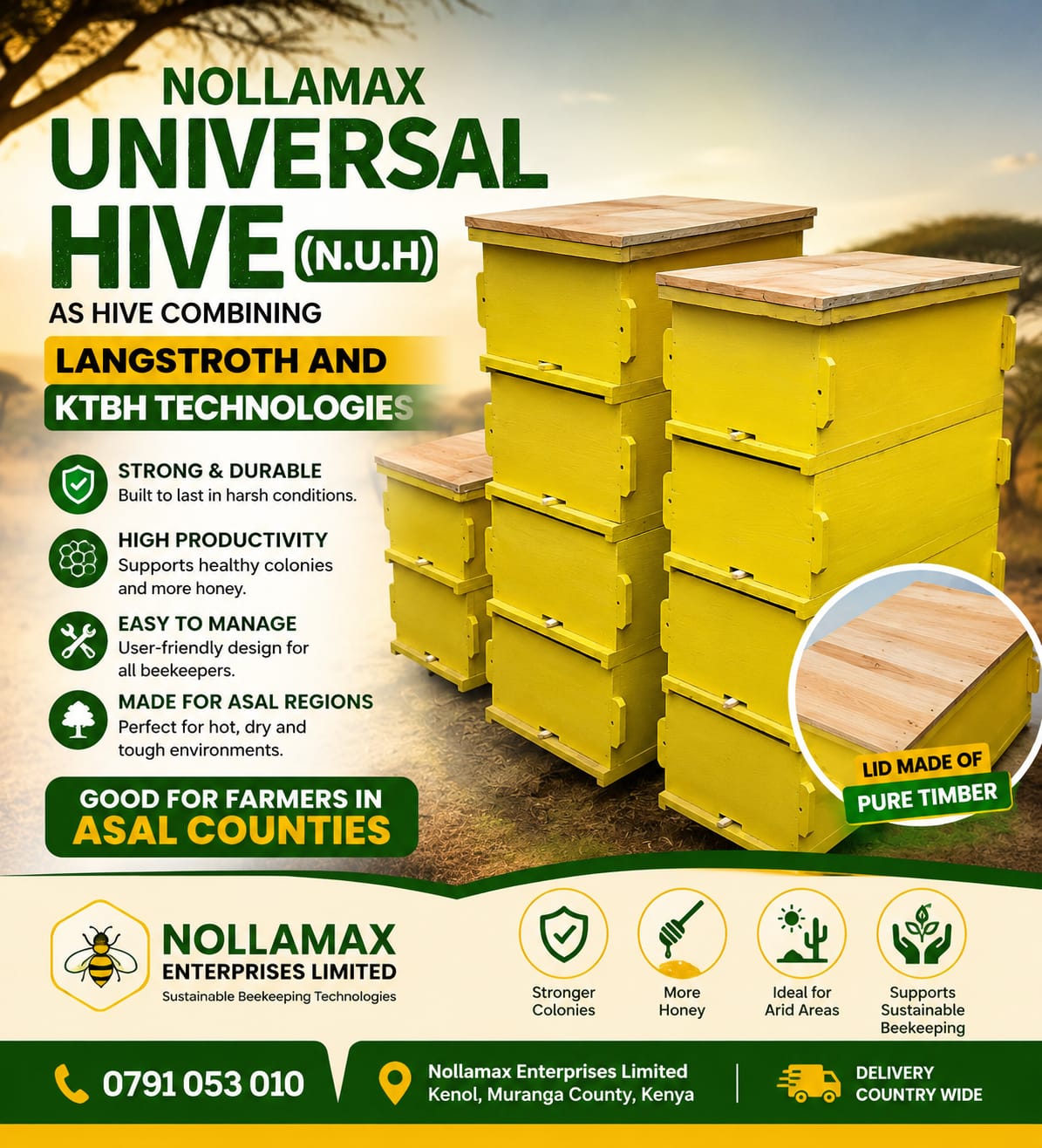 Nollamax Universal Hive System